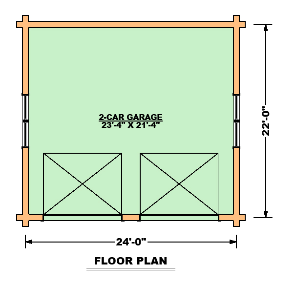 The Two Car Garage Floor Plan