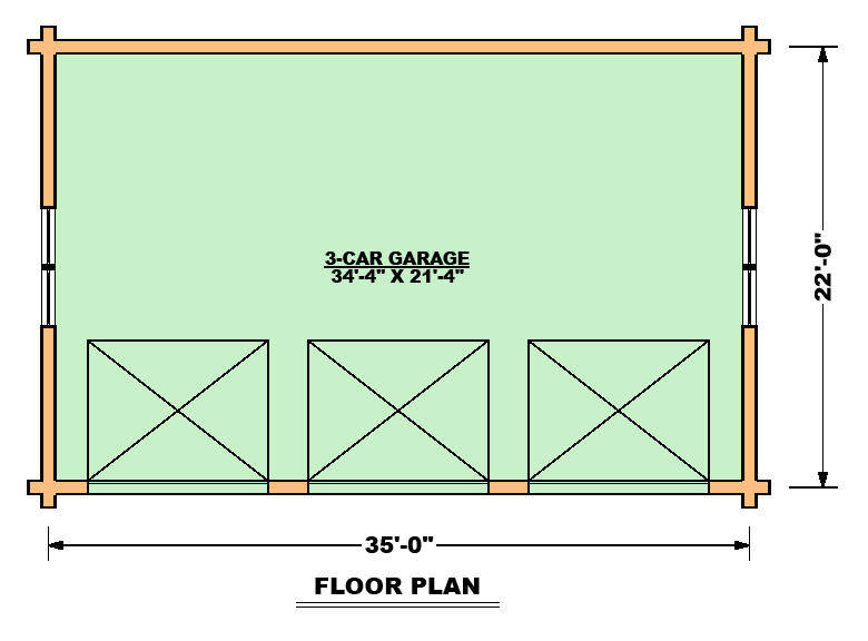 The Three Car Garage Floor Plan