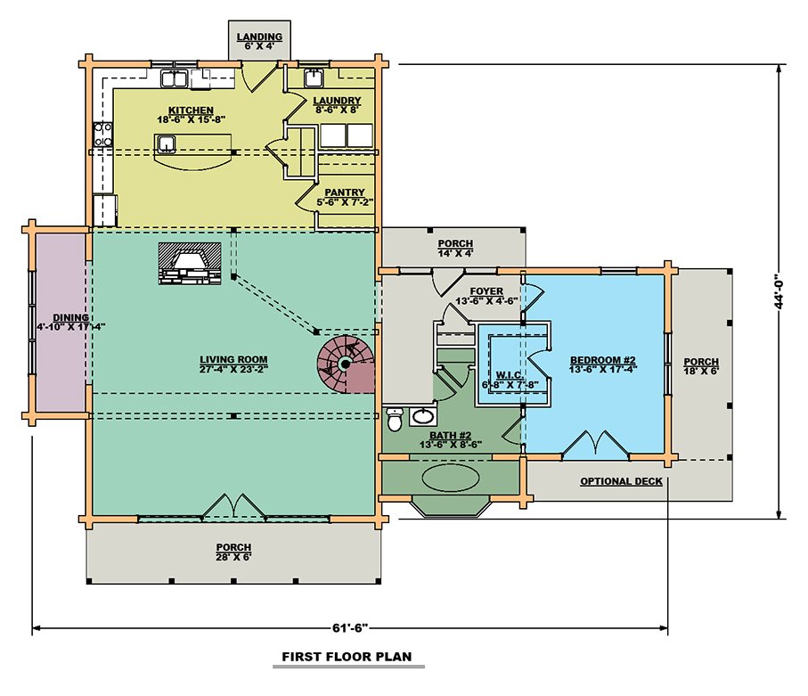 The Grand Vista First Floor Plan