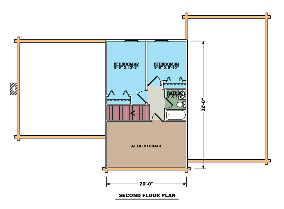The Laurel Second Floor Plan